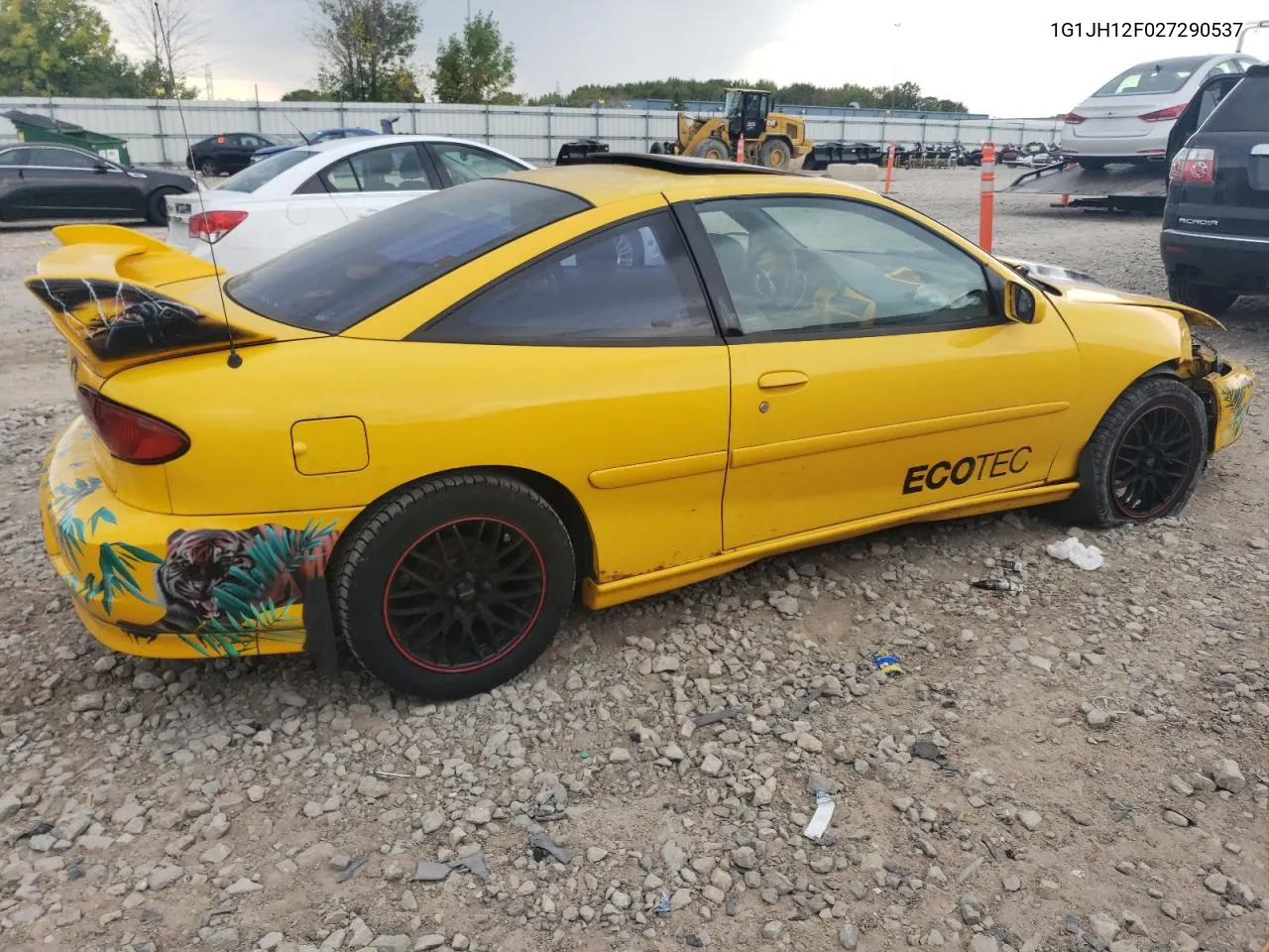 2002 Chevrolet Cavalier Ls Sport VIN: 1G1JH12F027290537 Lot: 71014444