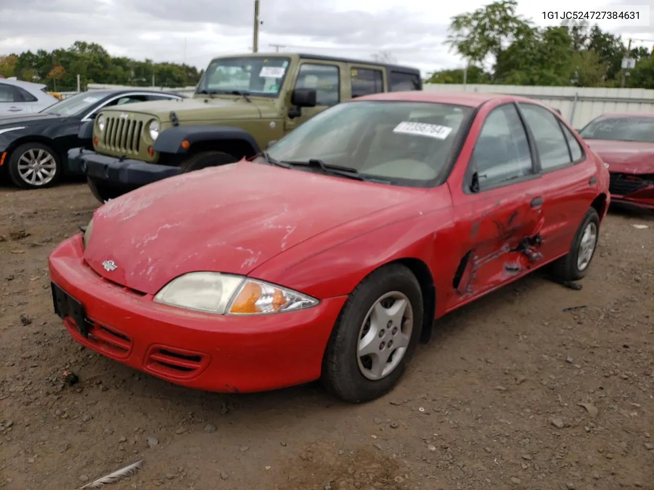 2002 Chevrolet Cavalier Base VIN: 1G1JC524727384631 Lot: 72356764