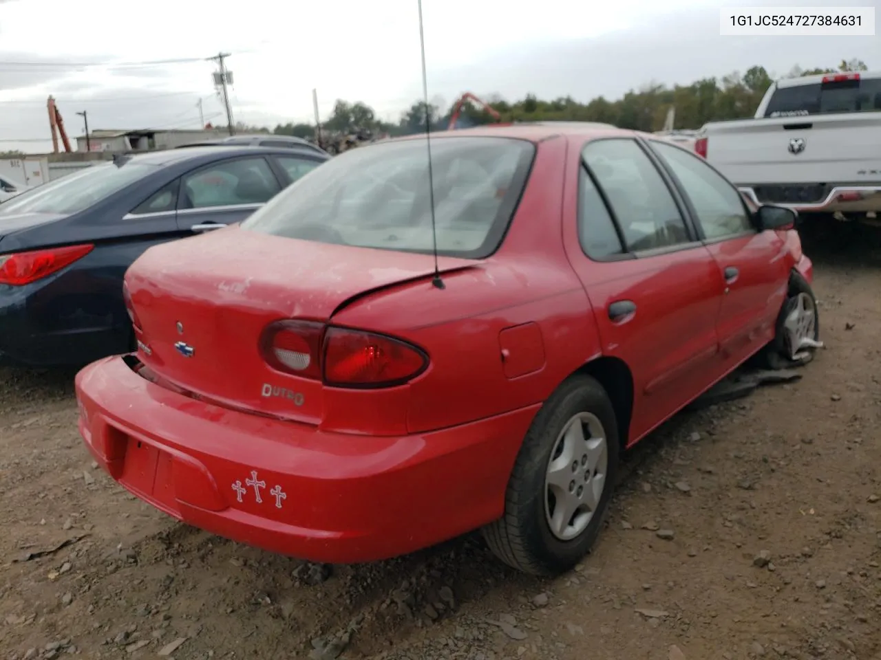 2002 Chevrolet Cavalier Base VIN: 1G1JC524727384631 Lot: 72356764