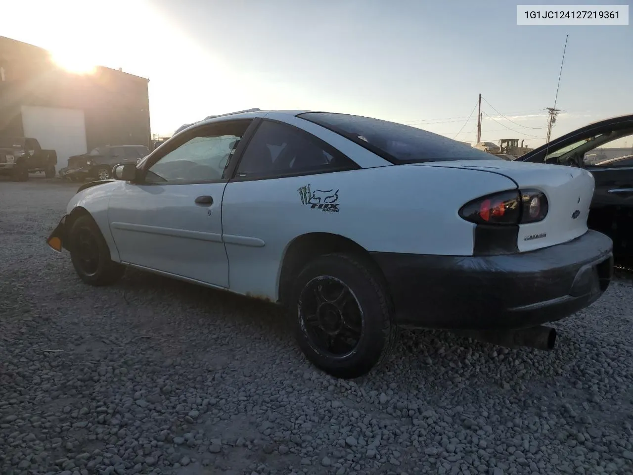 2002 Chevrolet Cavalier VIN: 1G1JC124127219361 Lot: 74604904