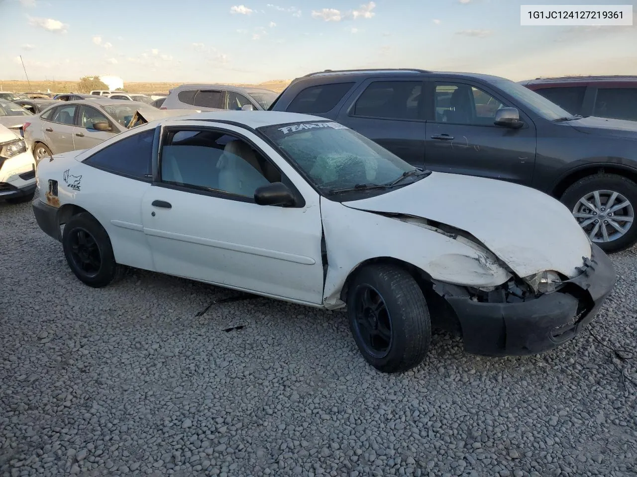 2002 Chevrolet Cavalier VIN: 1G1JC124127219361 Lot: 74604904