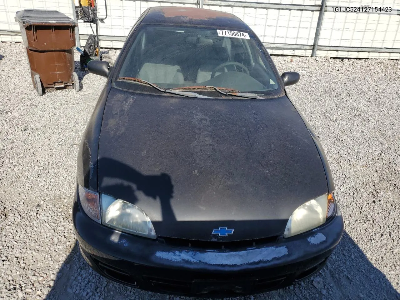 2002 Chevrolet Cavalier Base VIN: 1G1JC524127154423 Lot: 77150874