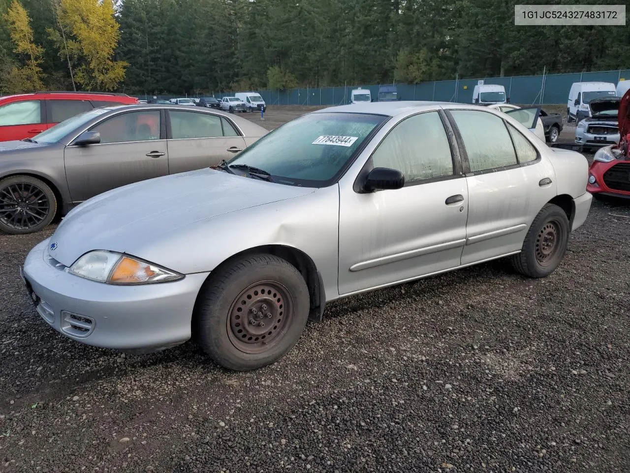 2002 Chevrolet Cavalier Base VIN: 1G1JC524327483172 Lot: 77843944