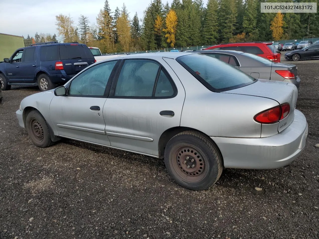 2002 Chevrolet Cavalier Base VIN: 1G1JC524327483172 Lot: 77843944