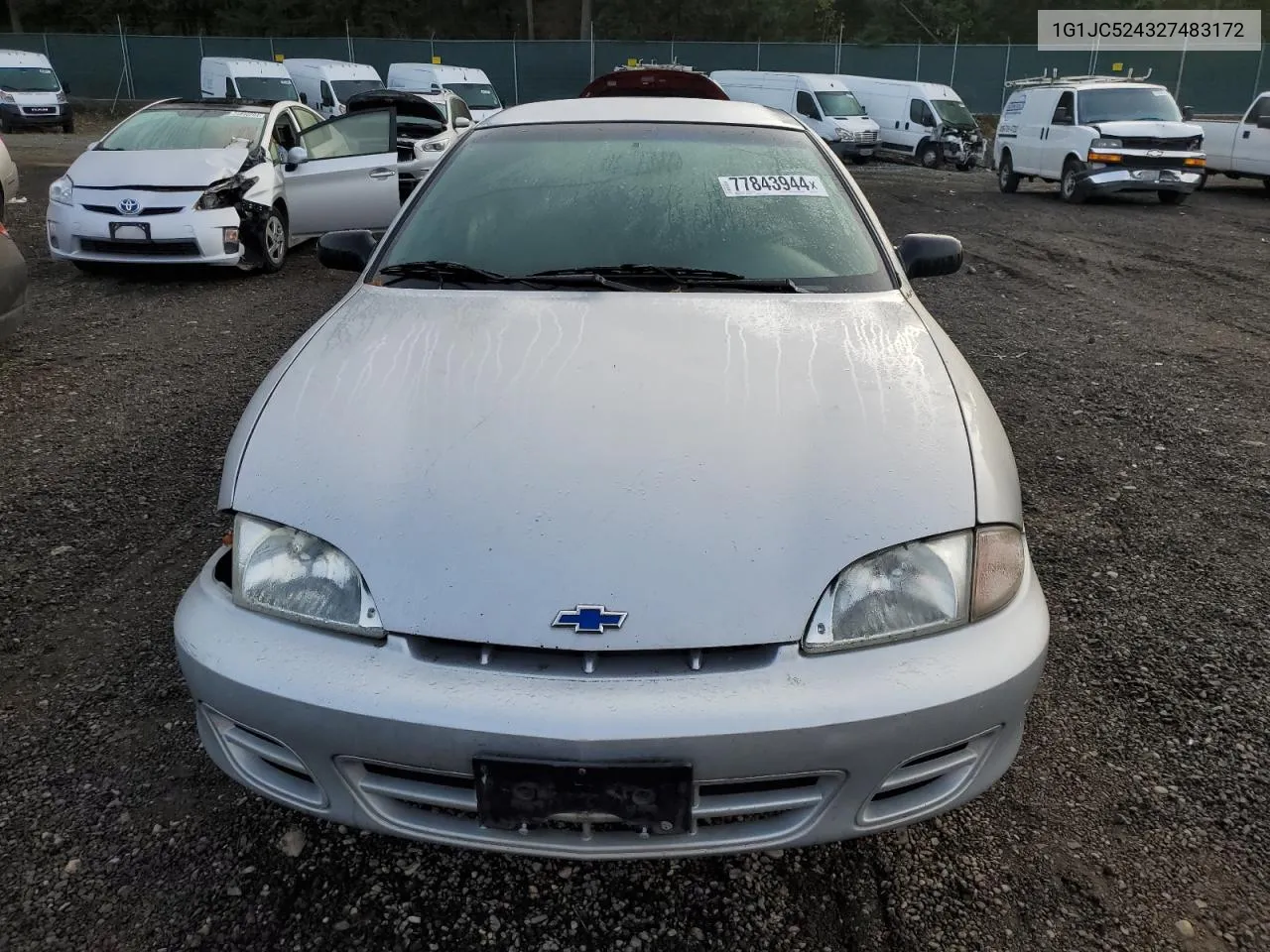 2002 Chevrolet Cavalier Base VIN: 1G1JC524327483172 Lot: 77843944