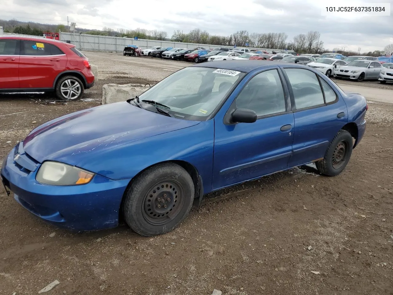 2003 Chevrolet Cavalier VIN: 1G1JC52F637351834 Lot: 48330164