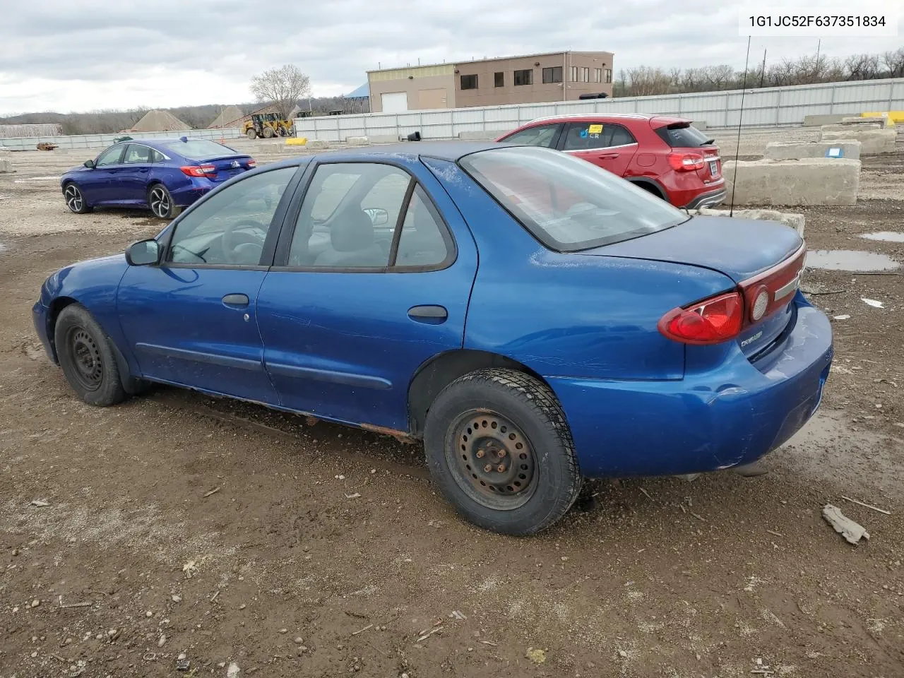 2003 Chevrolet Cavalier VIN: 1G1JC52F637351834 Lot: 48330164