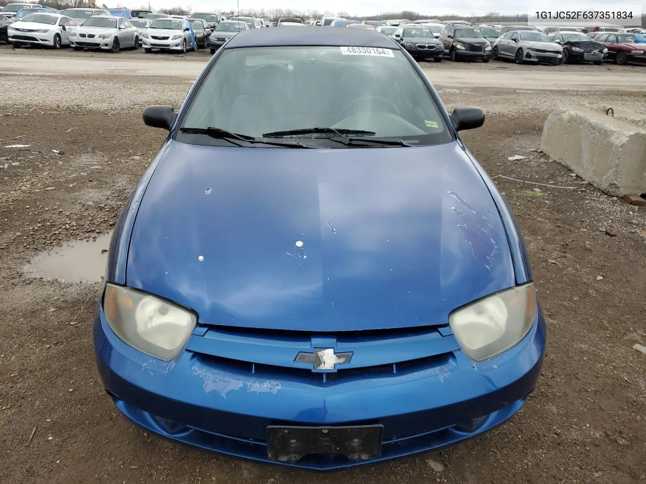 2003 Chevrolet Cavalier VIN: 1G1JC52F637351834 Lot: 48330164