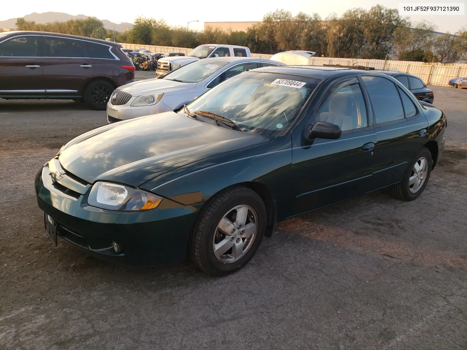 2003 Chevrolet Cavalier Ls VIN: 1G1JF52F937121390 Lot: 63709844