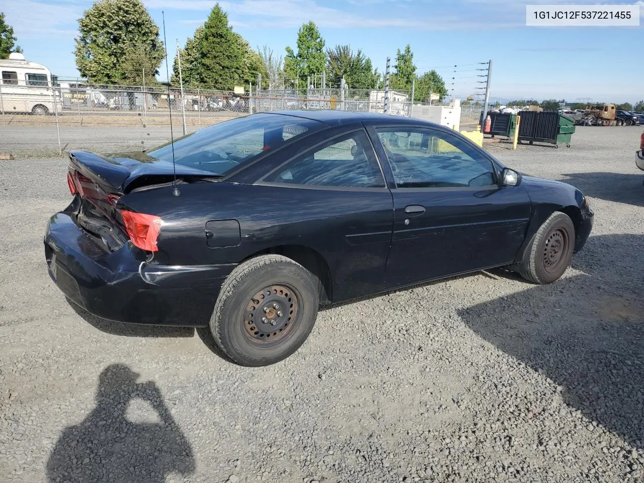 2003 Chevrolet Cavalier VIN: 1G1JC12F537221455 Lot: 67895034