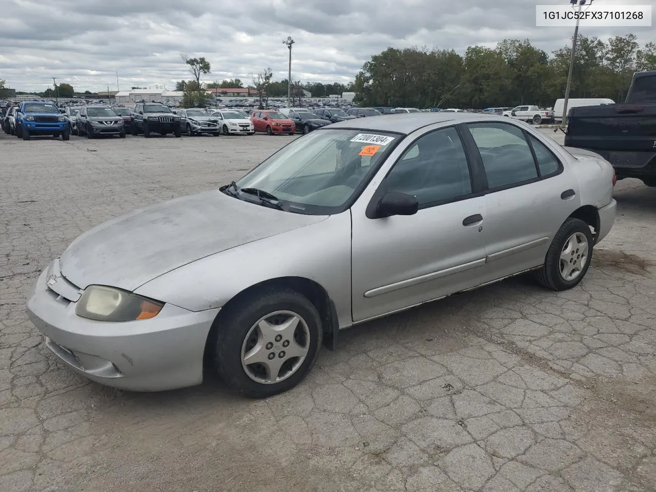 2003 Chevrolet Cavalier VIN: 1G1JC52FX37101268 Lot: 72001304