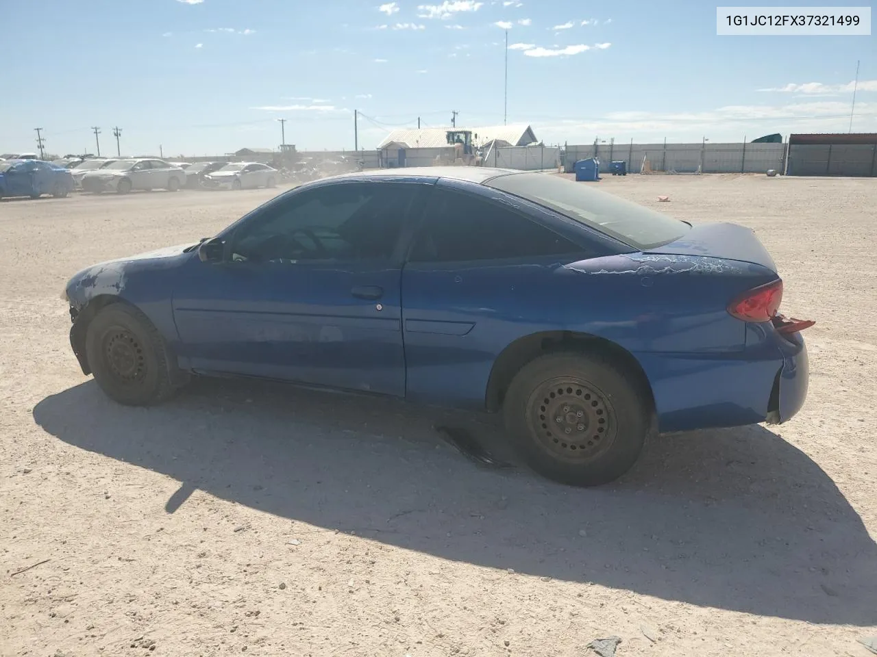 2003 Chevrolet Cavalier VIN: 1G1JC12FX37321499 Lot: 72216884