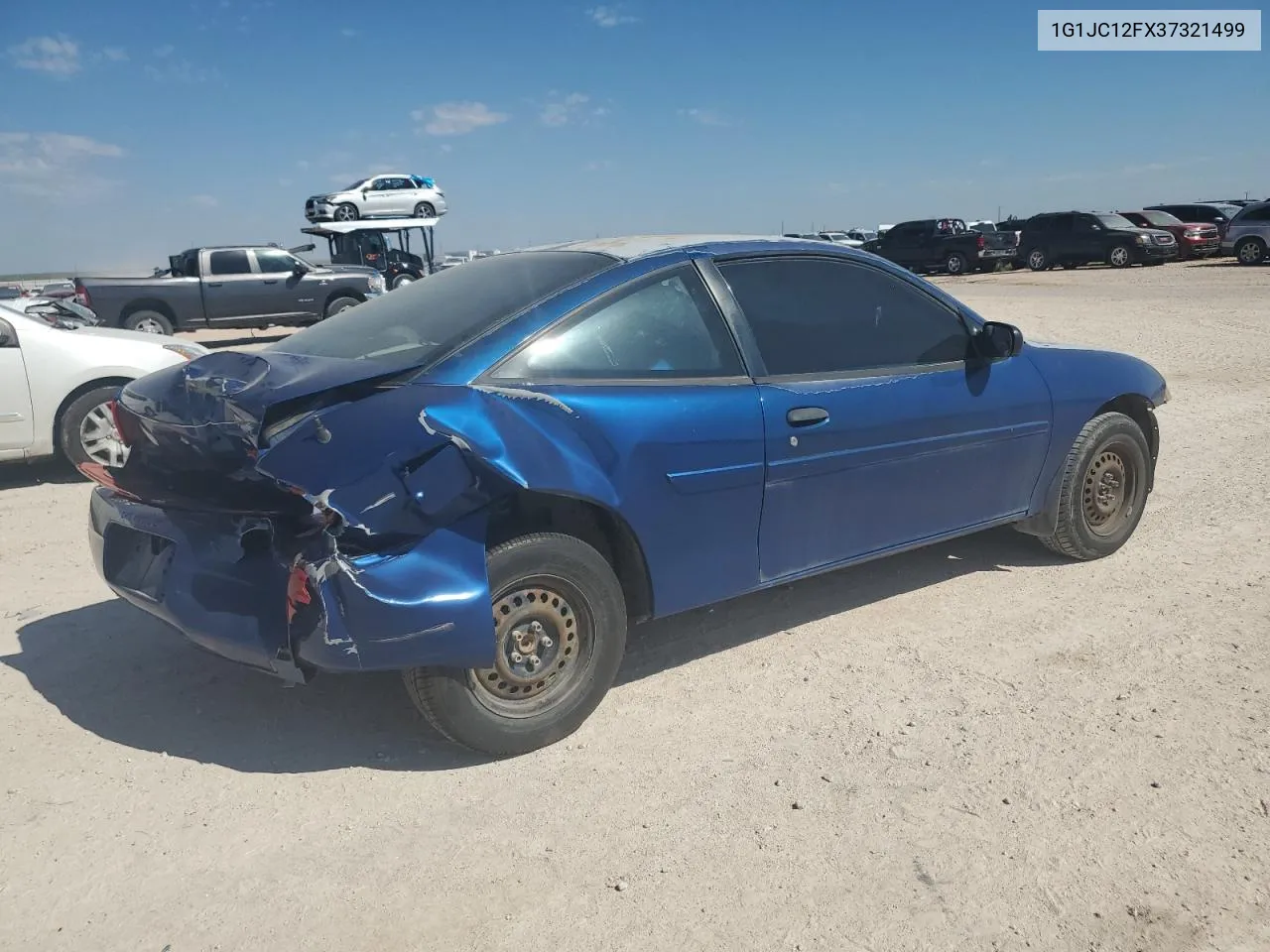 2003 Chevrolet Cavalier VIN: 1G1JC12FX37321499 Lot: 72216884