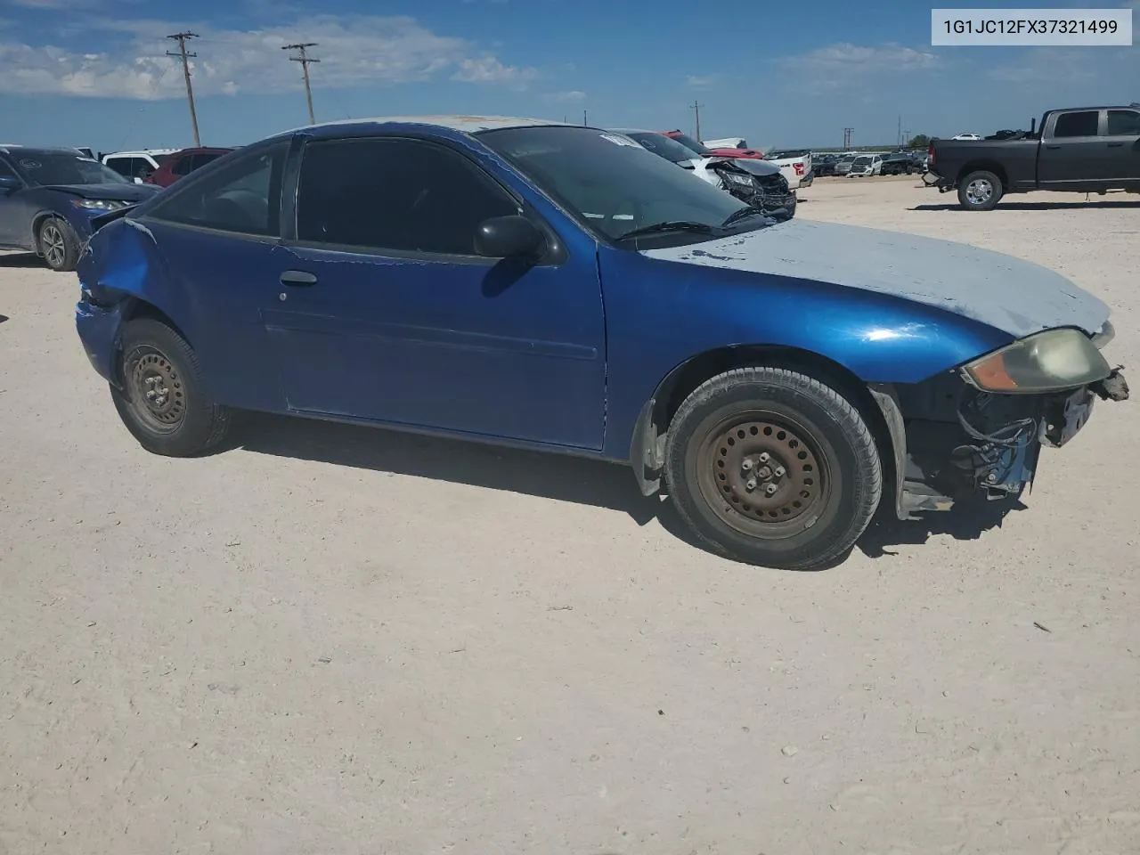 2003 Chevrolet Cavalier VIN: 1G1JC12FX37321499 Lot: 72216884