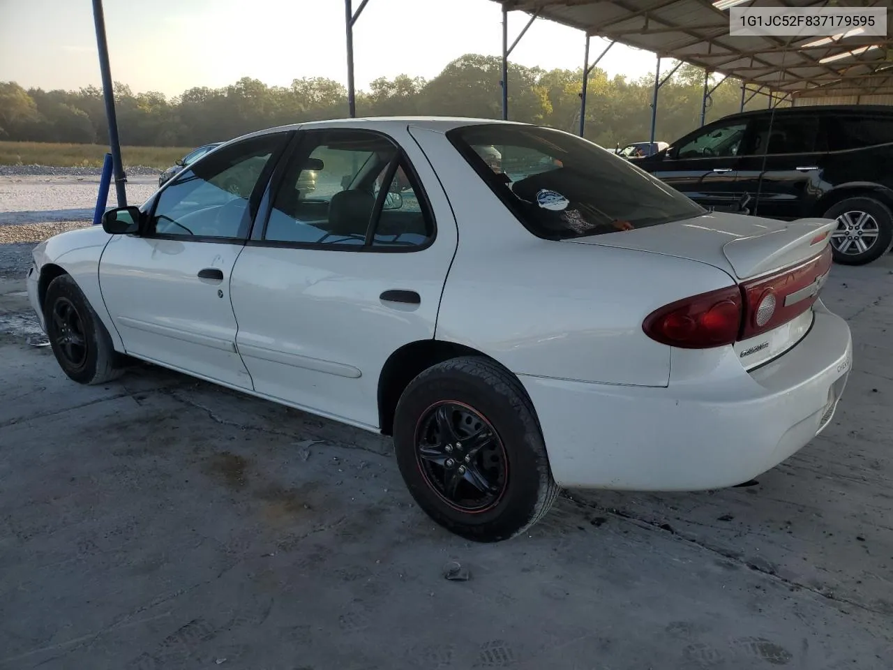 2003 Chevrolet Cavalier VIN: 1G1JC52F837179595 Lot: 72231804