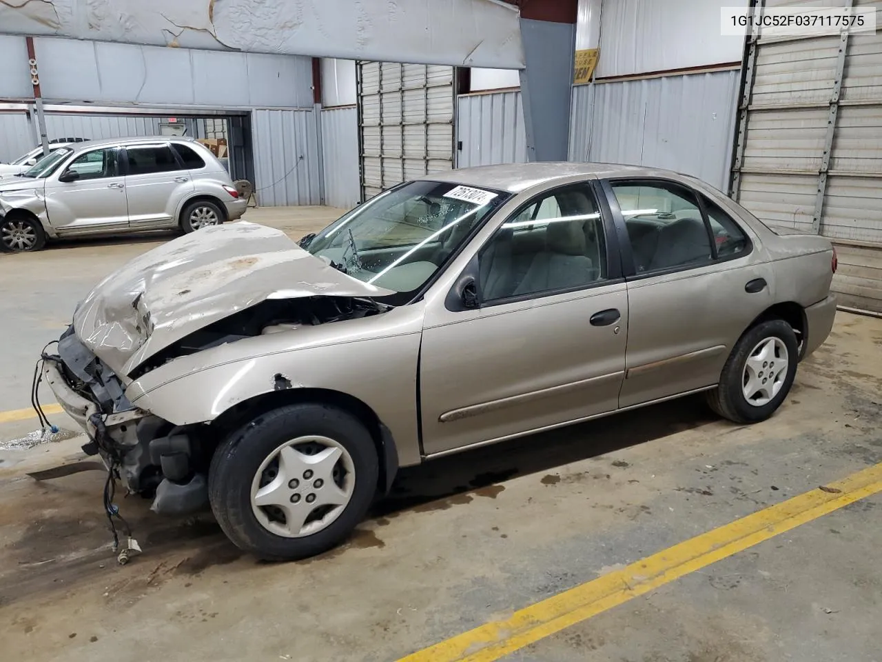 2003 Chevrolet Cavalier VIN: 1G1JC52F037117575 Lot: 72613074