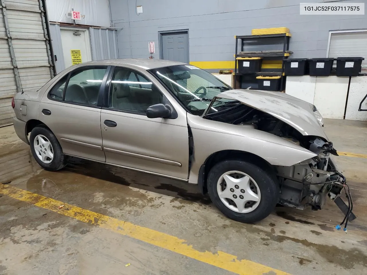 2003 Chevrolet Cavalier VIN: 1G1JC52F037117575 Lot: 72613074