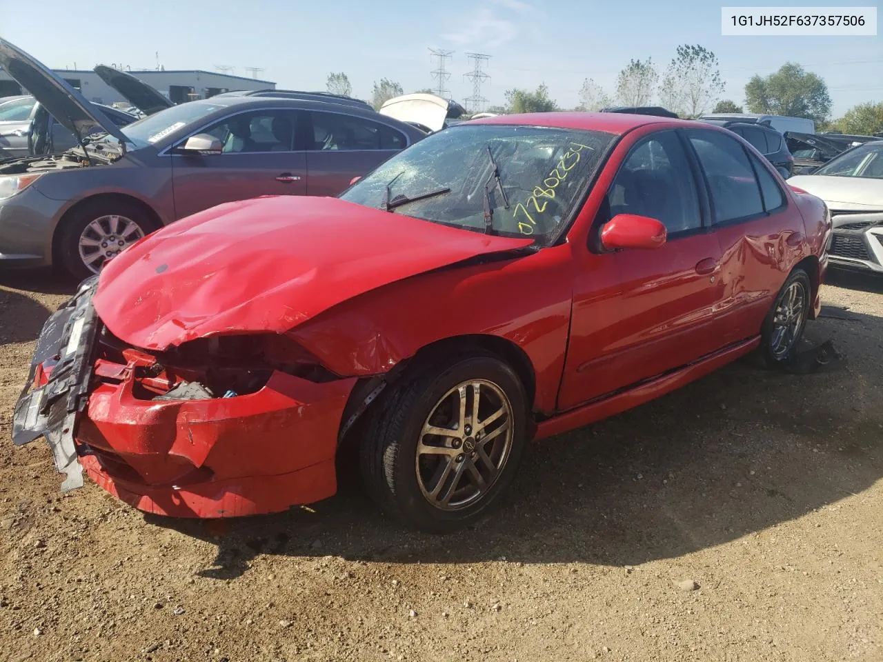 2003 Chevrolet Cavalier Ls Sport VIN: 1G1JH52F637357506 Lot: 72802234