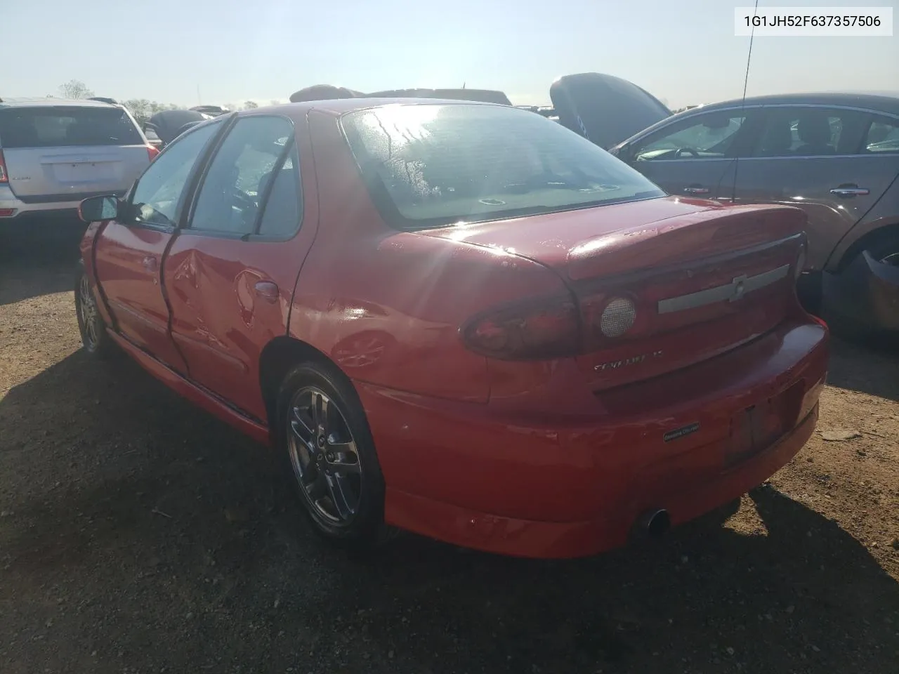 2003 Chevrolet Cavalier Ls Sport VIN: 1G1JH52F637357506 Lot: 72802234