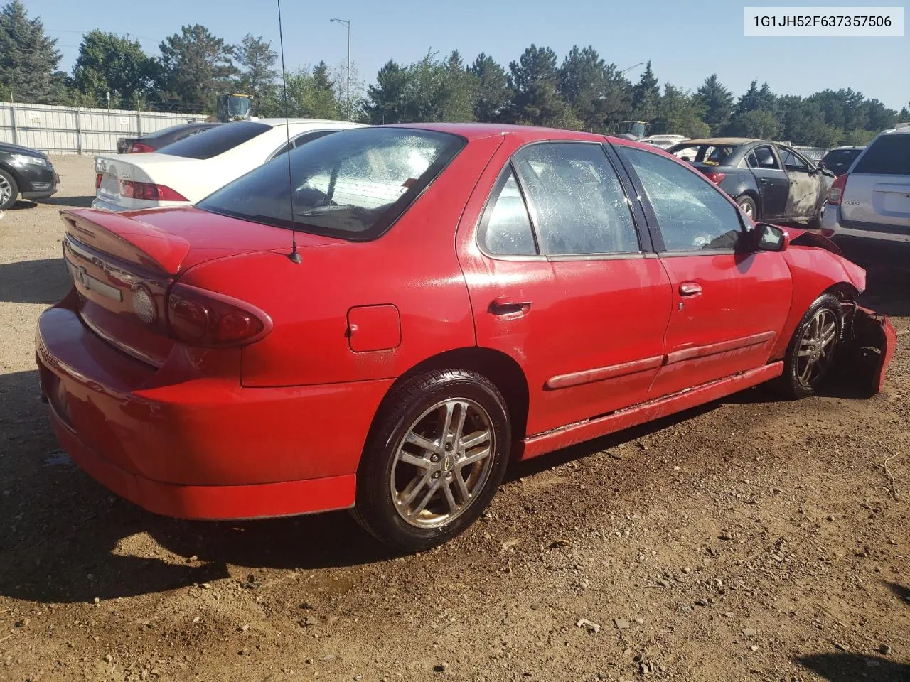 2003 Chevrolet Cavalier Ls Sport VIN: 1G1JH52F637357506 Lot: 72802234