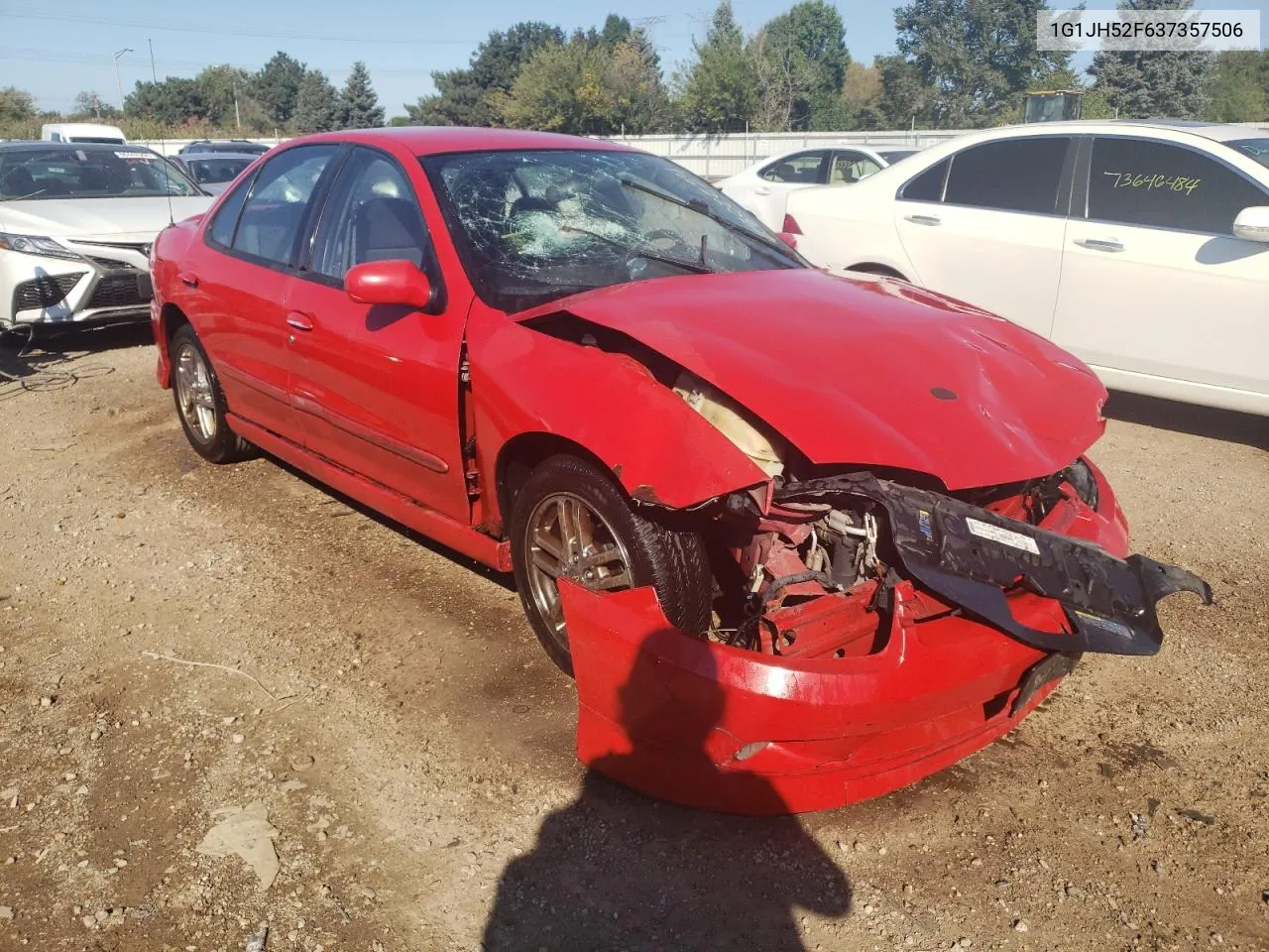 2003 Chevrolet Cavalier Ls Sport VIN: 1G1JH52F637357506 Lot: 72802234