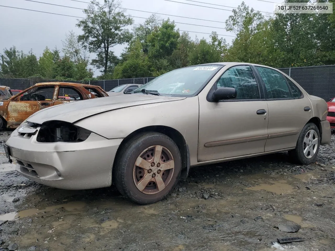 2003 Chevrolet Cavalier Ls VIN: 1G1JF52F637268640 Lot: 73020304