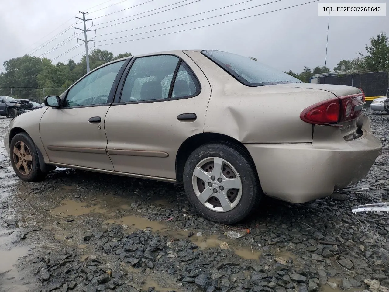 2003 Chevrolet Cavalier Ls VIN: 1G1JF52F637268640 Lot: 73020304