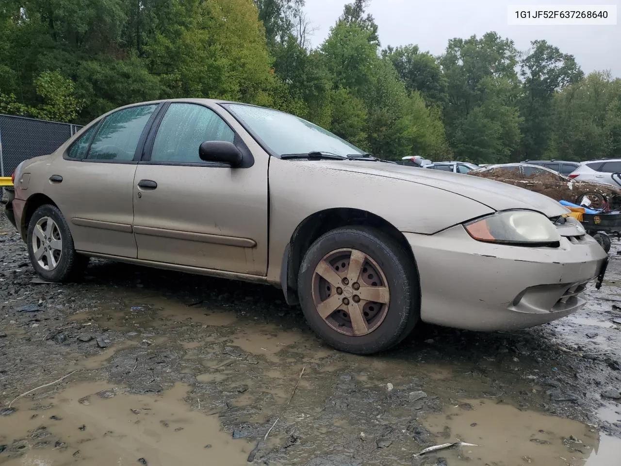 2003 Chevrolet Cavalier Ls VIN: 1G1JF52F637268640 Lot: 73020304