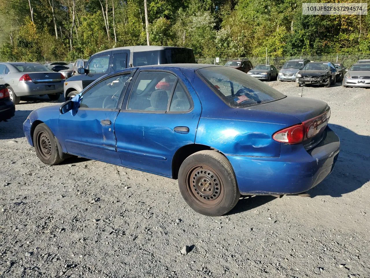 2003 Chevrolet Cavalier Ls VIN: 1G1JF52F637294574 Lot: 74513774