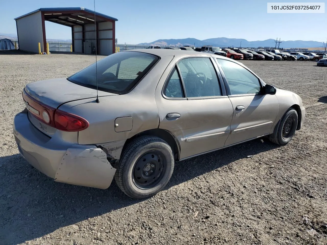 2003 Chevrolet Cavalier VIN: 1G1JC52F037254077 Lot: 74602514