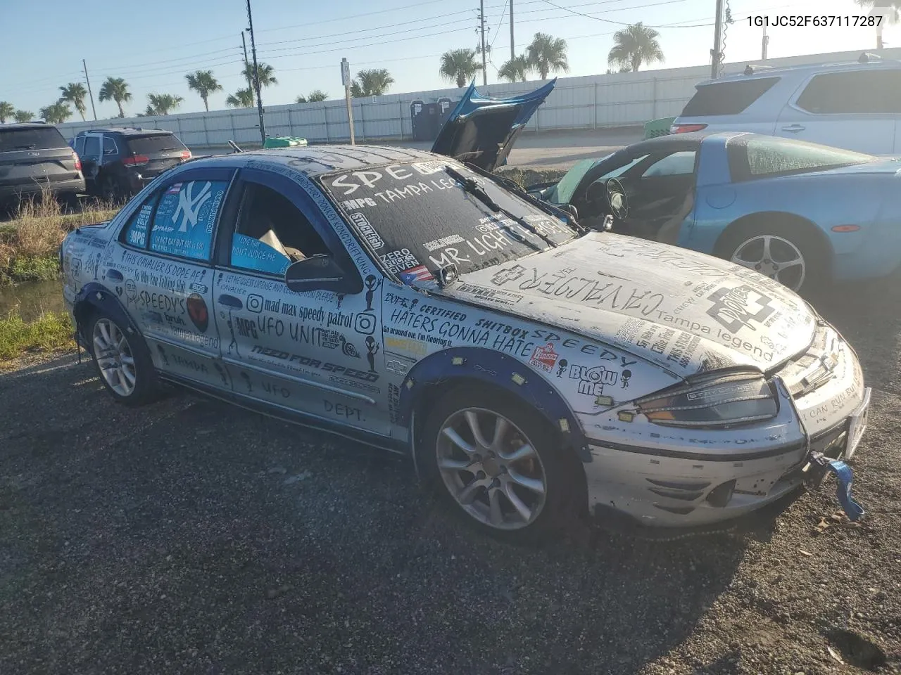 2003 Chevrolet Cavalier VIN: 1G1JC52F637117287 Lot: 75449064