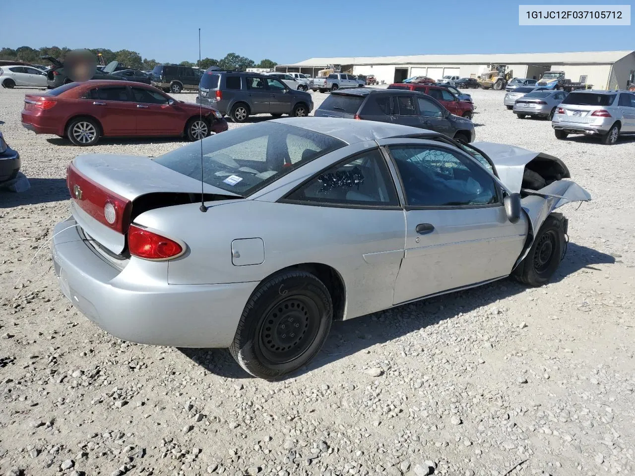 2003 Chevrolet Cavalier VIN: 1G1JC12F037105712 Lot: 75548184