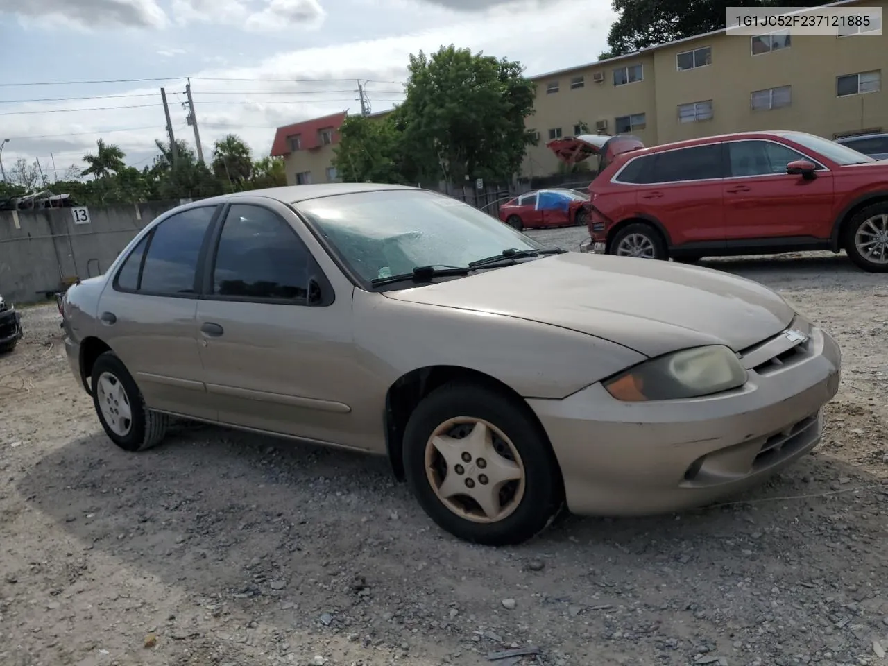 2003 Chevrolet Cavalier VIN: 1G1JC52F237121885 Lot: 75840304