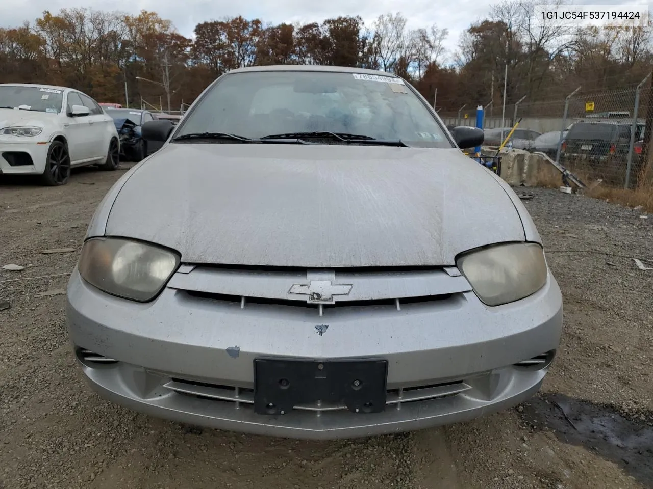 2003 Chevrolet Cavalier VIN: 1G1JC54F537194424 Lot: 78854994