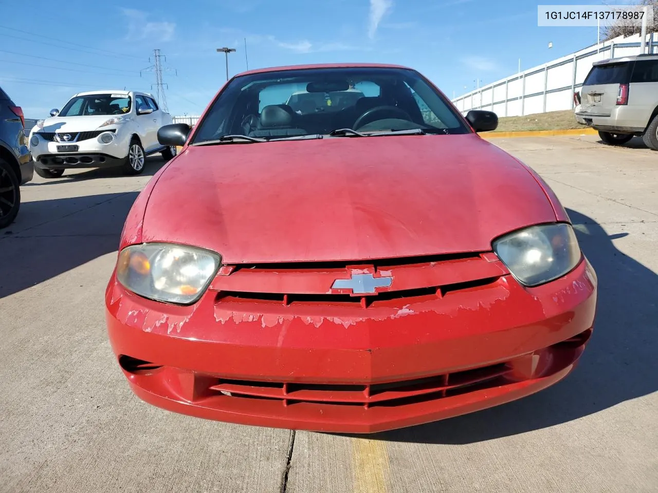 2003 Chevrolet Cavalier VIN: 1G1JC14F137178987 Lot: 80216614