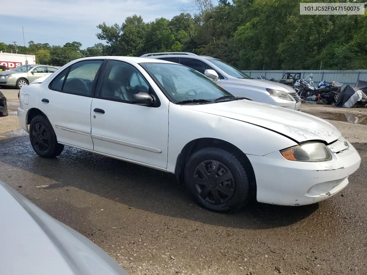 2004 Chevrolet Cavalier VIN: 1G1JC52F047150075 Lot: 69933464