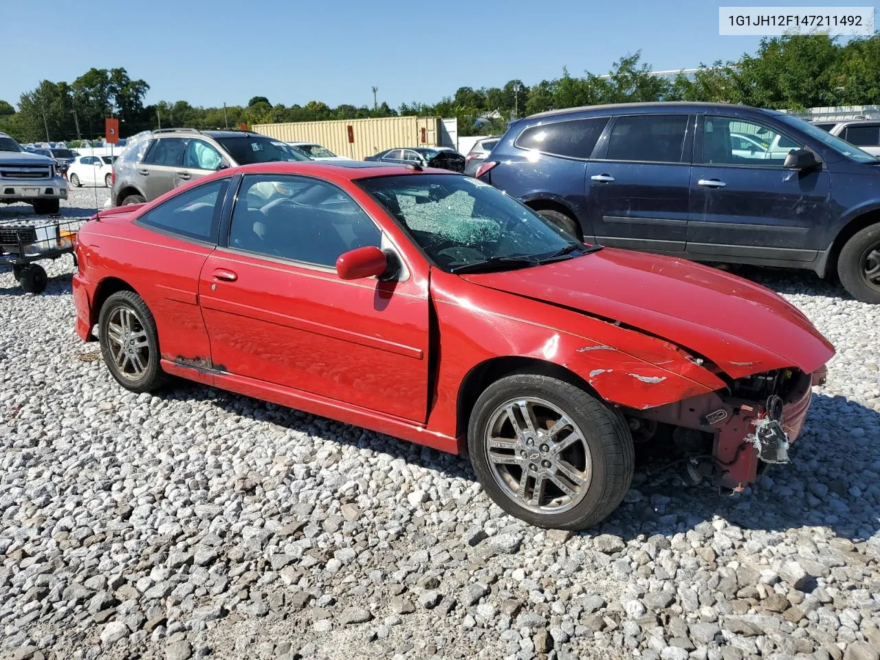 2004 Chevrolet Cavalier Ls Sport VIN: 1G1JH12F147211492 Lot: 70311484