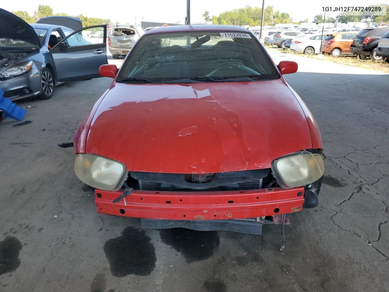 2004 Chevrolet Cavalier Ls Sport VIN: 1G1JH12F747249289 Lot: 71522034