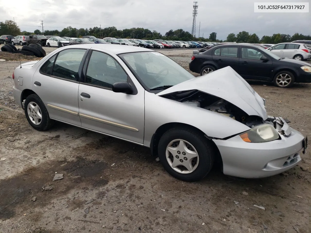 2004 Chevrolet Cavalier VIN: 1G1JC52F647317927 Lot: 72725504