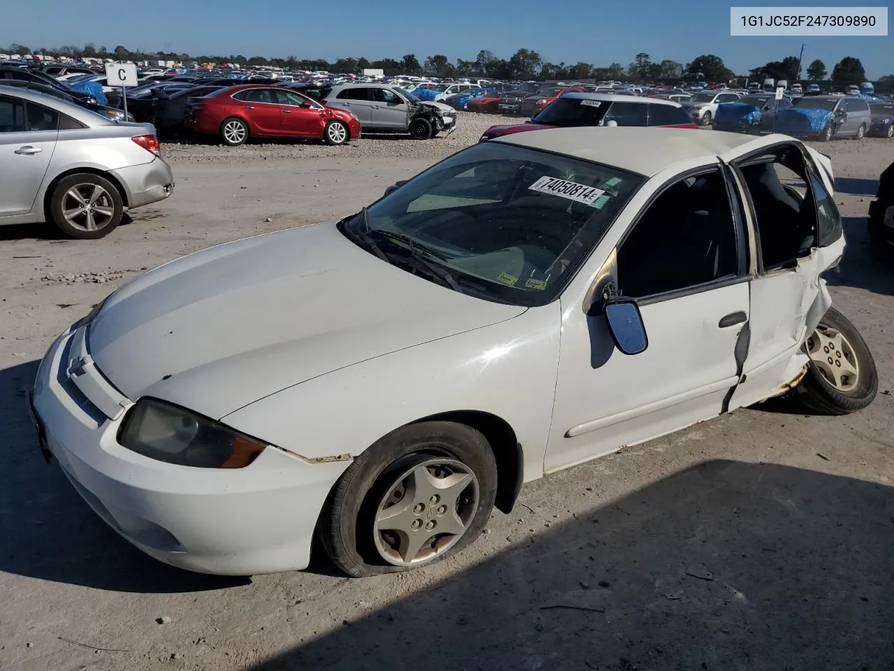 2004 Chevrolet Cavalier VIN: 1G1JC52F247309890 Lot: 74050814