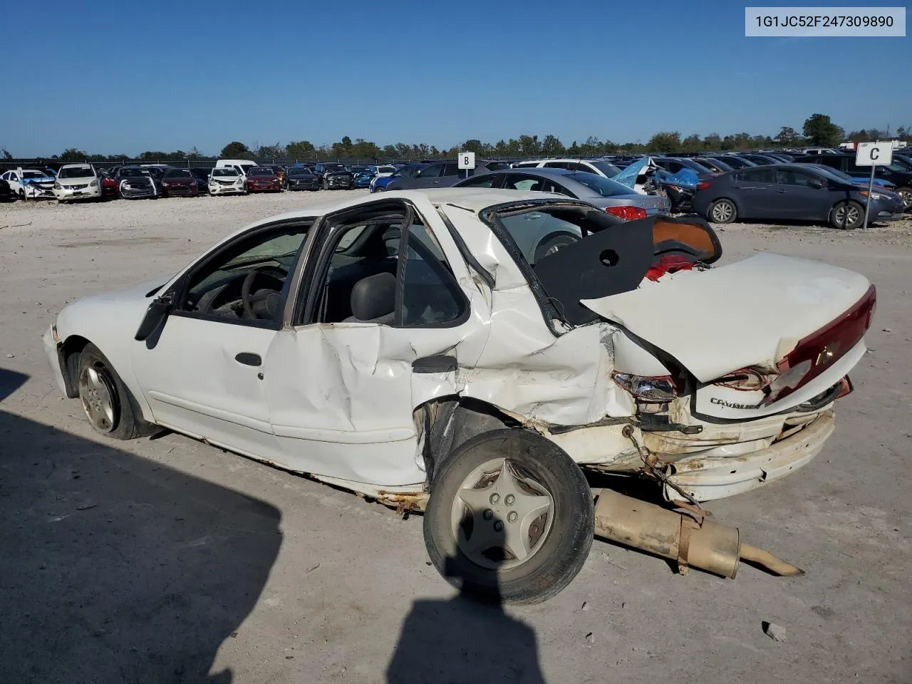 2004 Chevrolet Cavalier VIN: 1G1JC52F247309890 Lot: 74050814