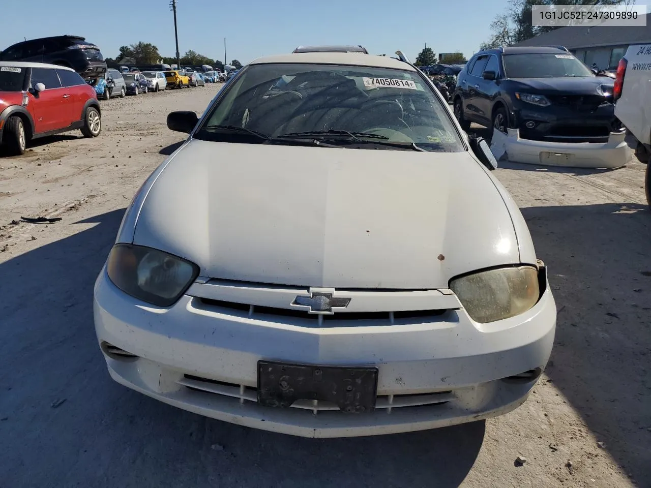 2004 Chevrolet Cavalier VIN: 1G1JC52F247309890 Lot: 74050814