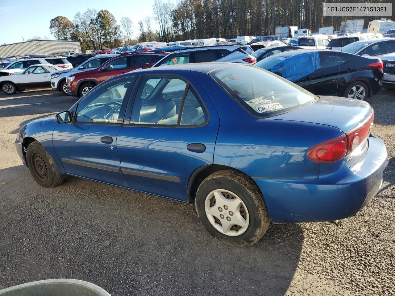 2004 Chevrolet Cavalier VIN: 1G1JC52F147151381 Lot: 80038484