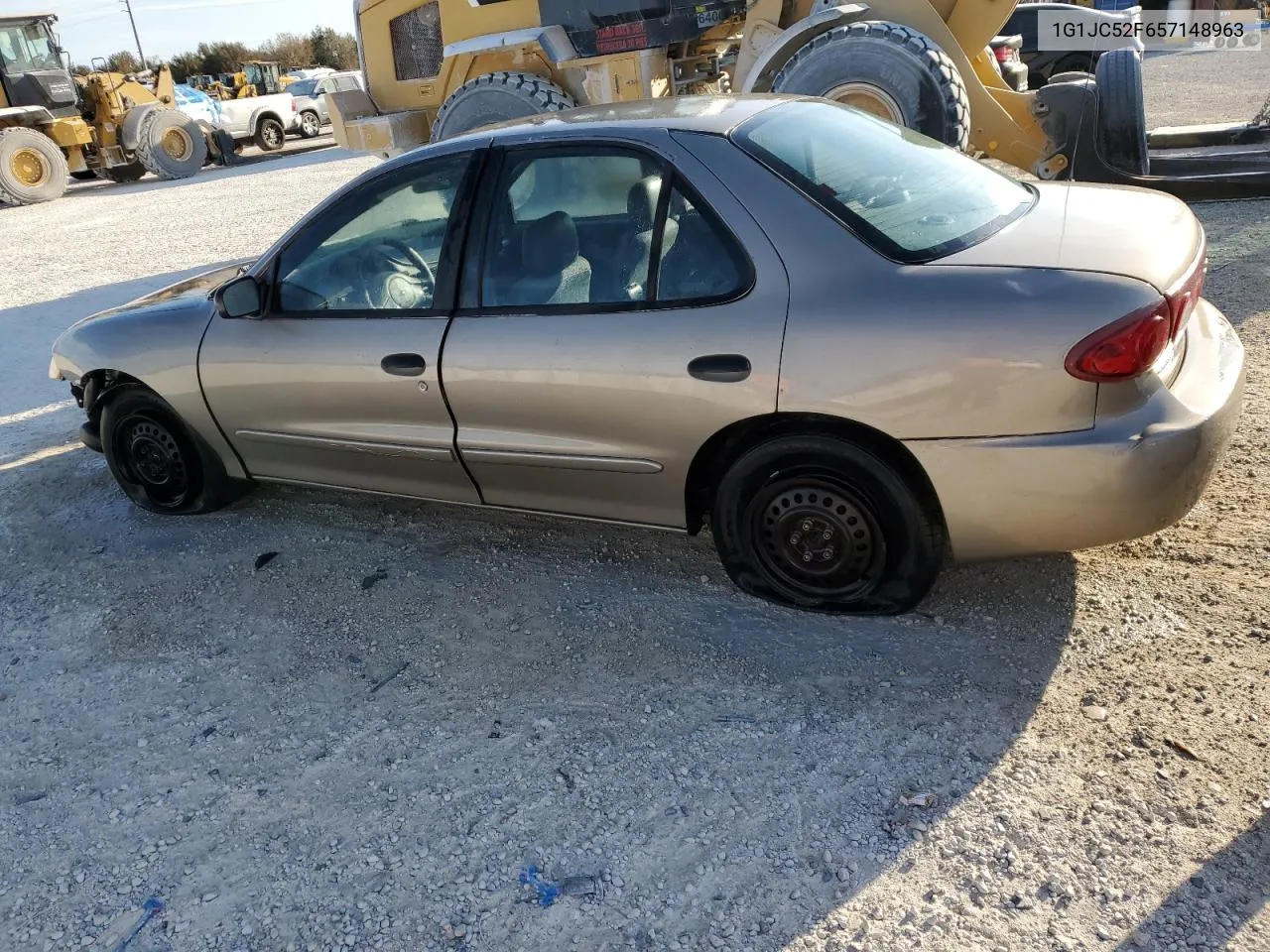 2005 Chevrolet Cavalier VIN: 1G1JC52F657148963 Lot: 74450914