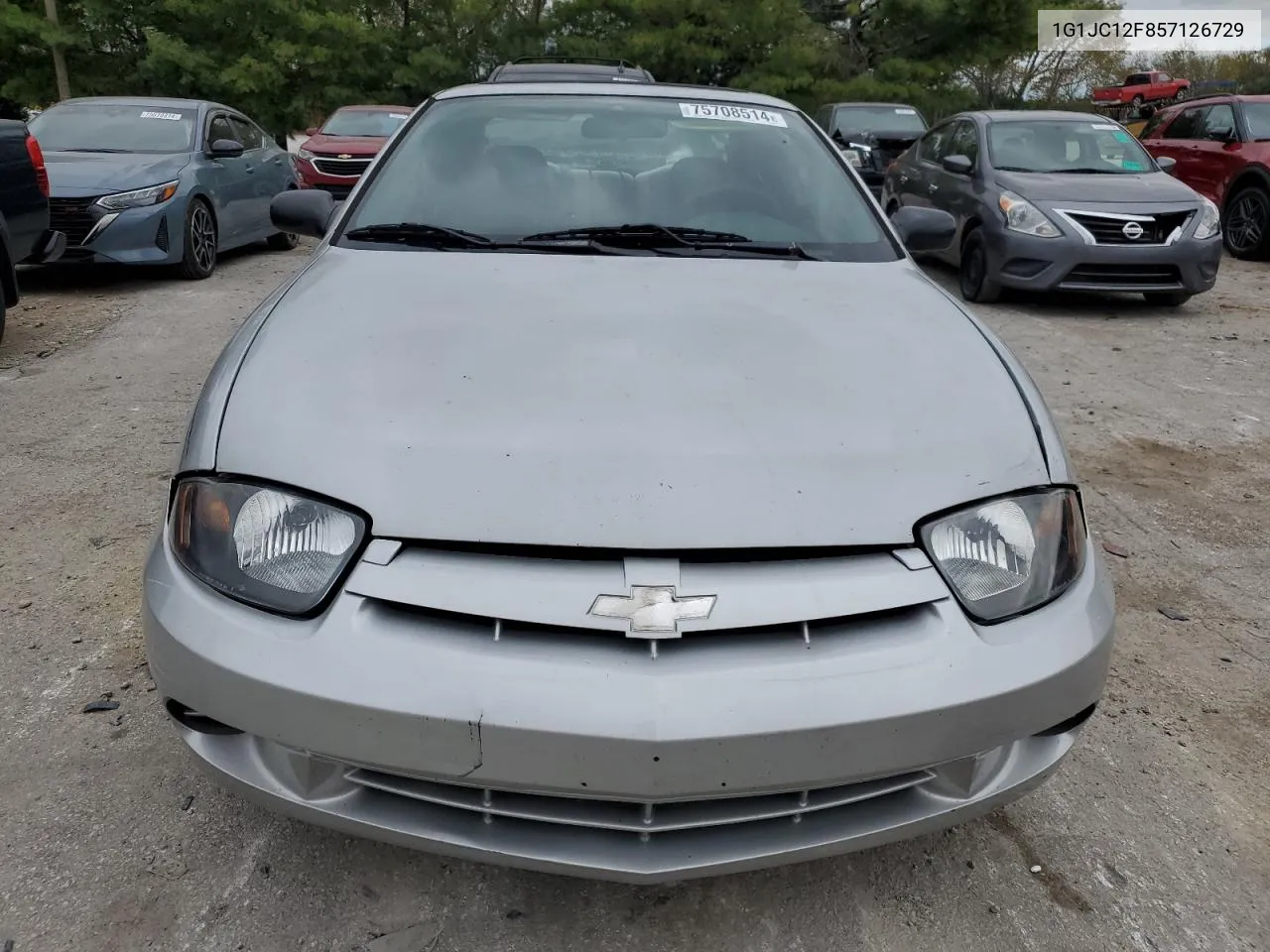 2005 Chevrolet Cavalier VIN: 1G1JC12F857126729 Lot: 75708514