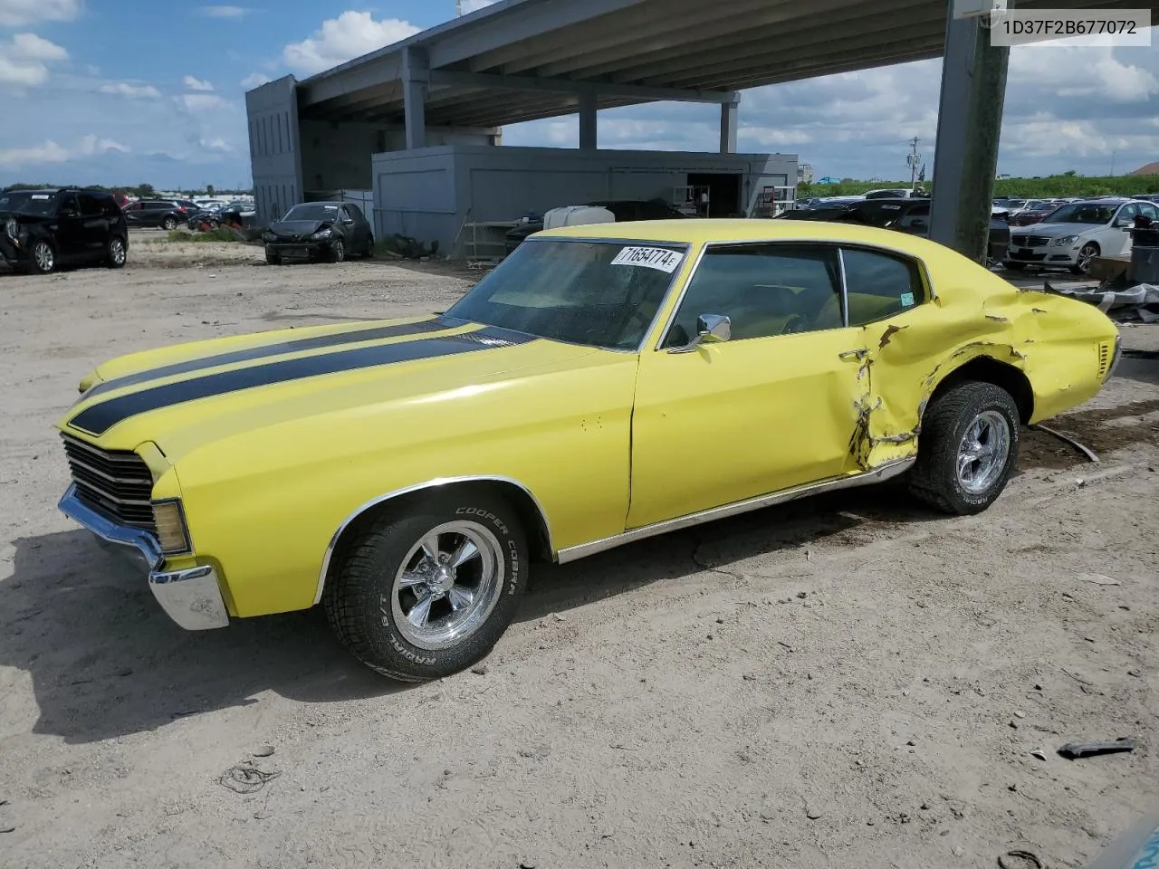 1971 Chevrolet Chevelle VIN: 1D37F2B677072 Lot: 71654774