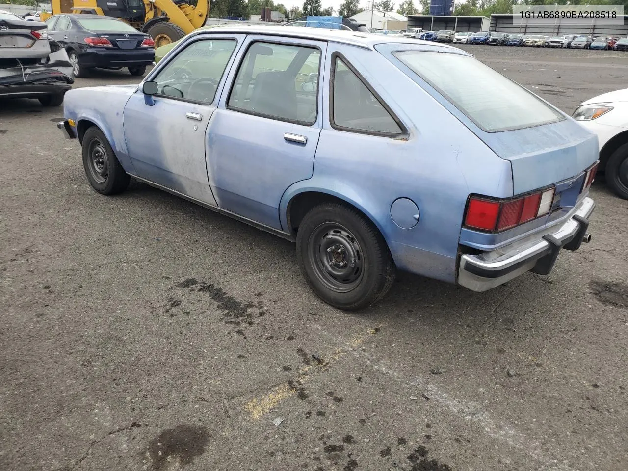 1981 Chevrolet Chevette VIN: 1G1AB6890BA208518 Lot: 72341674