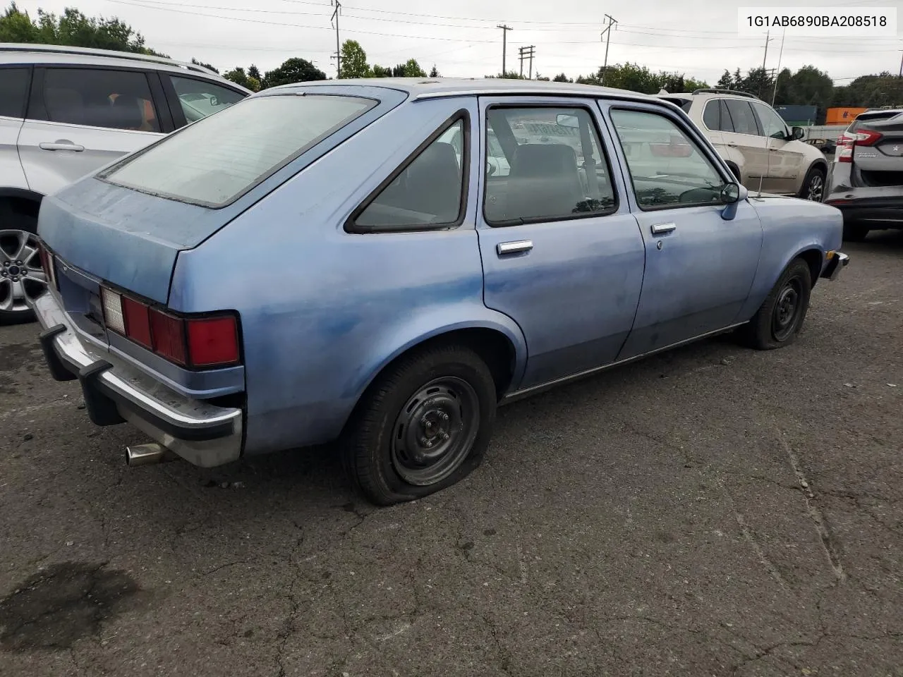 1981 Chevrolet Chevette VIN: 1G1AB6890BA208518 Lot: 72341674