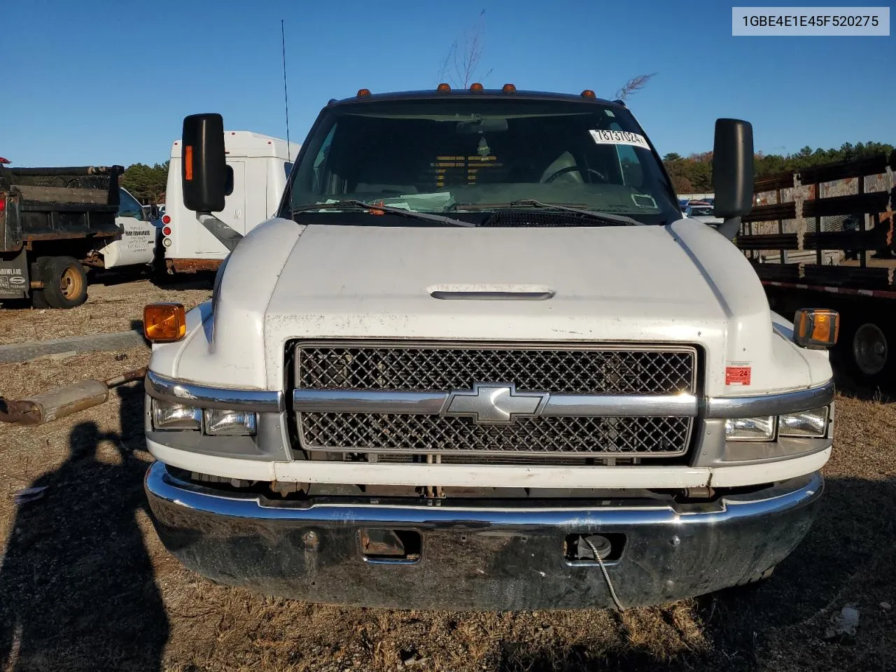 2005 Chevrolet C4500 C4E042 VIN: 1GBE4E1E45F520275 Lot: 78737024