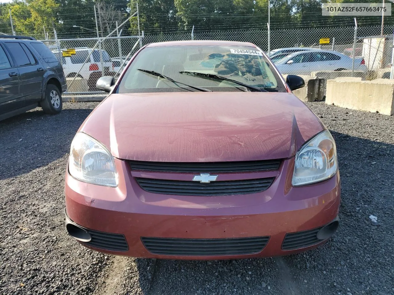 2005 Chevrolet Cobalt Lt VIN: 1G1AZ52F657663475 Lot: 70454544